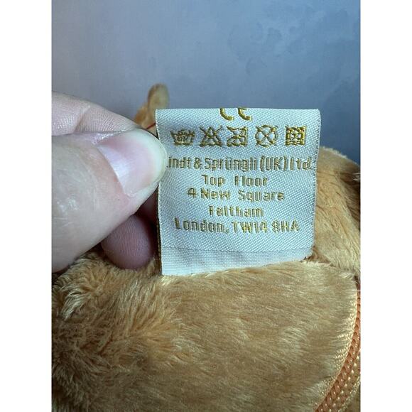 Lindt Golden Plush Bunny 10” London Store With Under Pouch Zipper Up - Picture 8 of 9